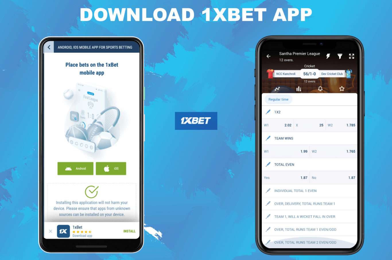 Configuration système requise pour l'application 1xBet Android